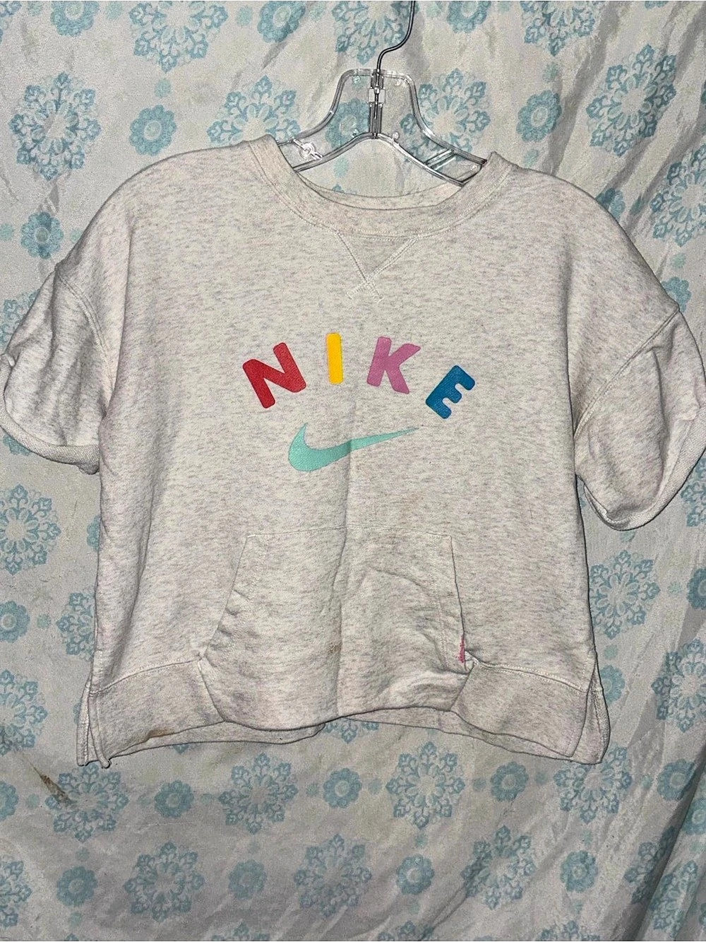 Nike Graphic Sweatshirt in Gray Size XL